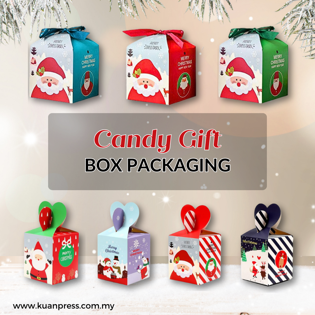 Candy Gift Box Packaging for Christmas Gift Ideas